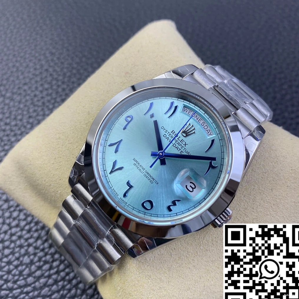 Ice Day Middle Date Dial BP Stainless Steel Factory East Rolex Blue Customization 0327